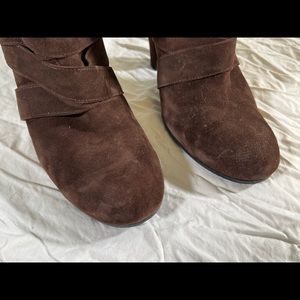 Marc Jacobs sueded leather high heel boots size US 10